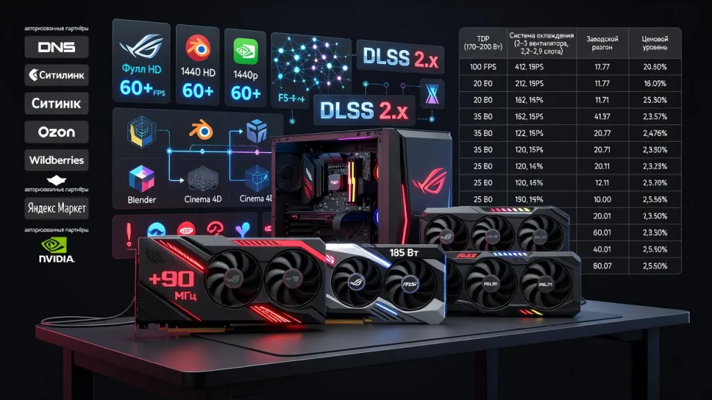 Где купить мощную видеокарту GeForce RTX 3060 и другие модели NVIDIA по оптимальной цене