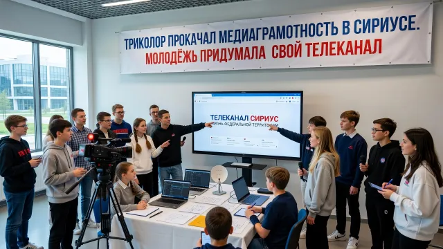 Триколор прокачал медиаграмотность в Сириусе. Молодёжь придумала свой телеканал